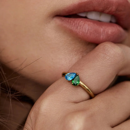 Elara Ring worn on the hand