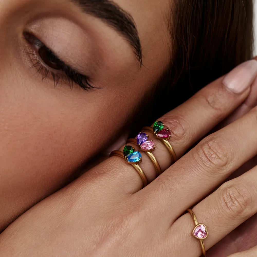 Elara Ring worn on the hand