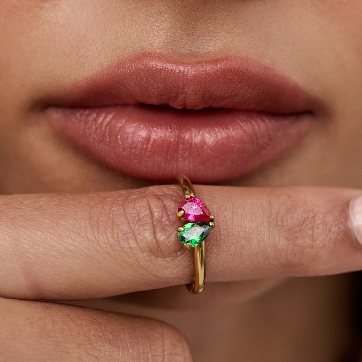 Elara Ring worn on the hand