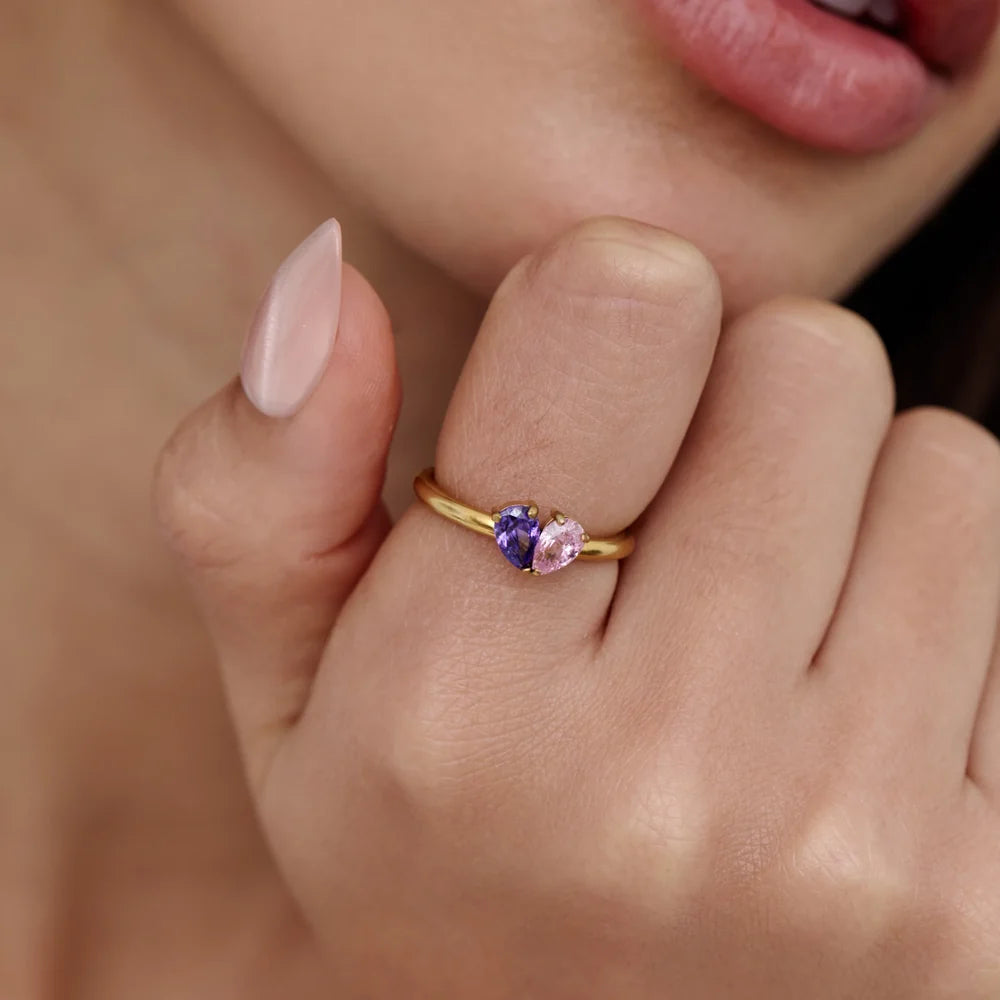 Elara Ring worn on the hand